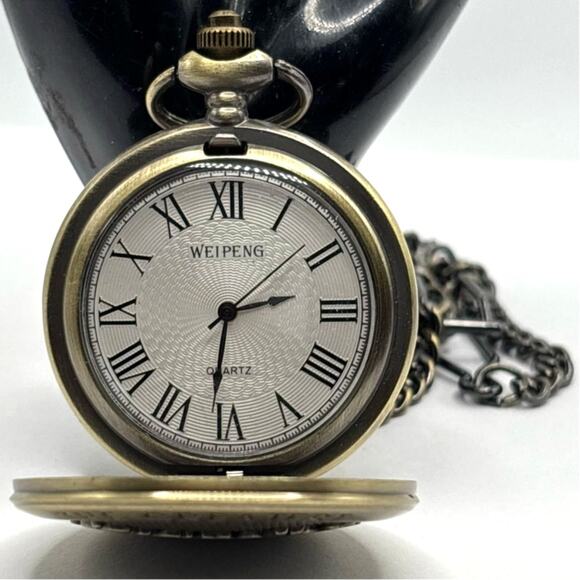 Vintage Grandpa Weipeng Pocket Watch - Picture 1 of 6